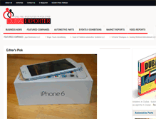 Tablet Screenshot of dubaiexporter.com